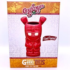 Geeki Tikis A Christmas Story Bunny Suit Ralphie Ceramic Mug Holds 16 Ounces